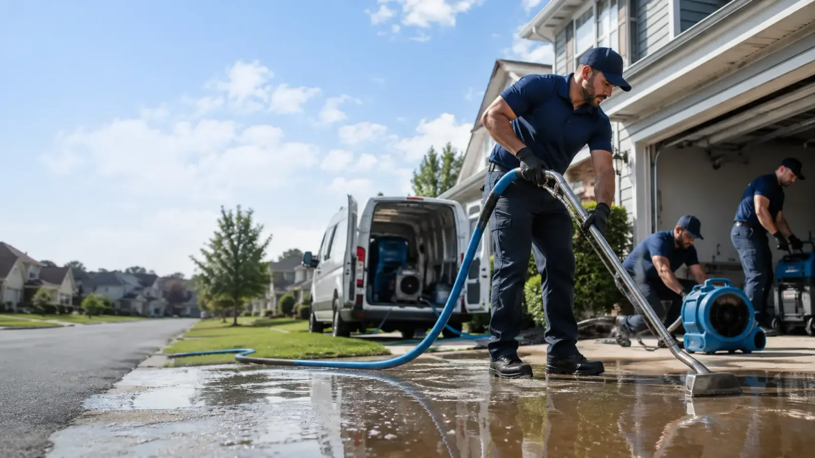 Flood Damage Restoration in Italy, TX